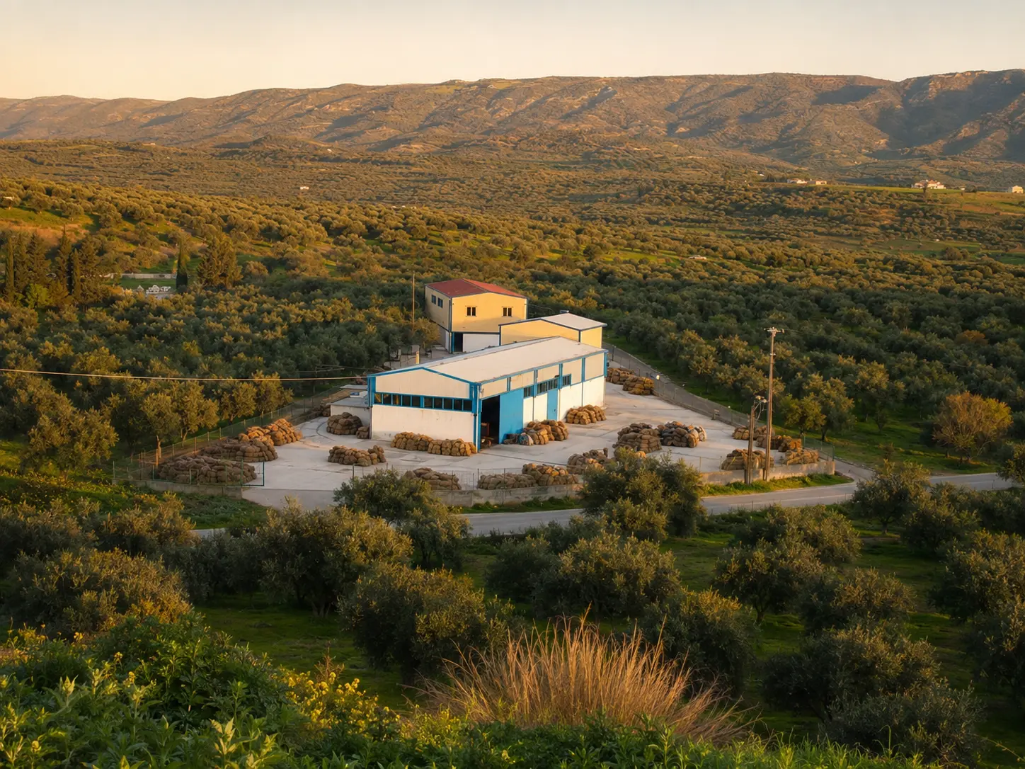 The Alexakis family olive oil facility established in Lagouta in 1997