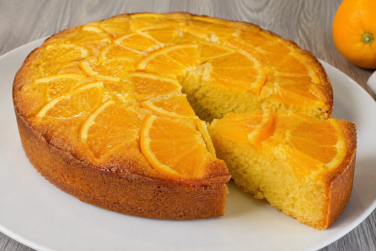 Olive oil & orange cake