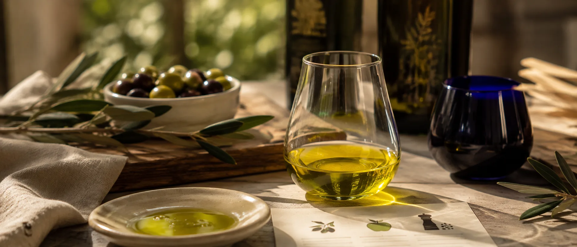 A guide to tasting olive oil