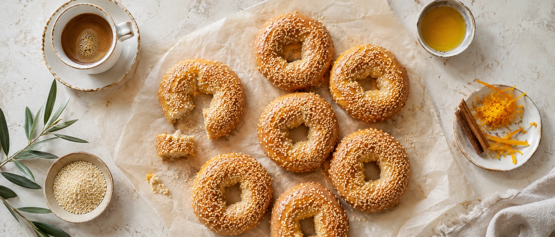 Ladokouloura (Greek Olive Oil Cookies)