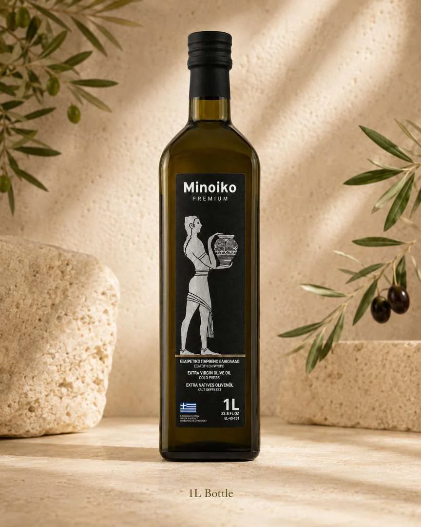 Minoiko Premium 1 litre glass bottle