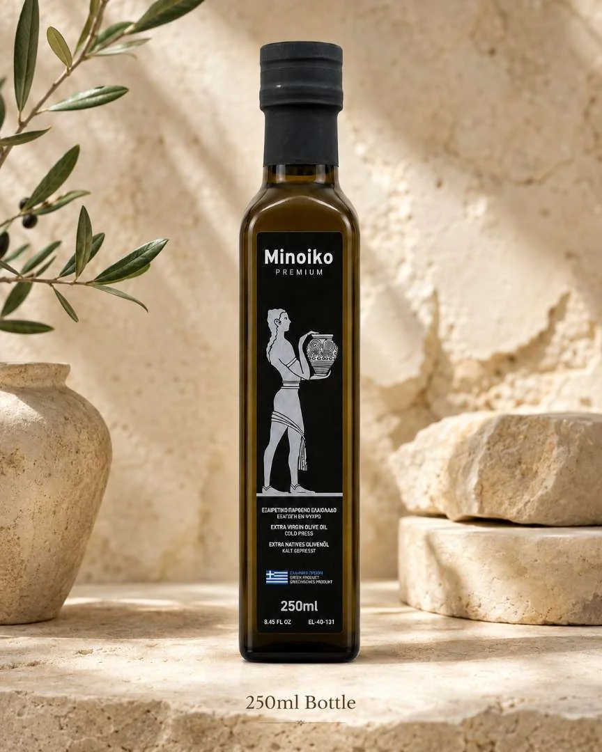 Minoiko Premium 250 ml glass bottle