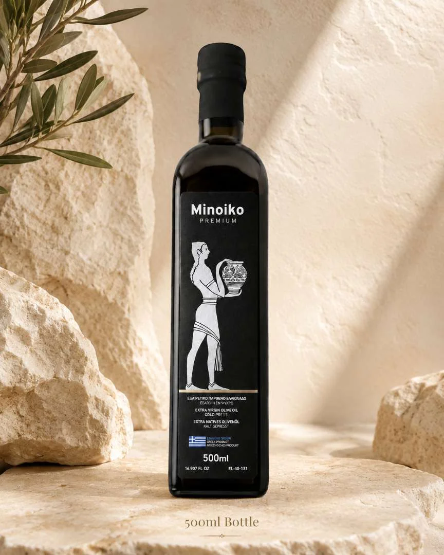 Minoiko Premium 500 ml glass bottle